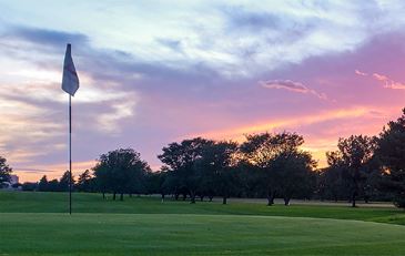 Golf Course Sunset